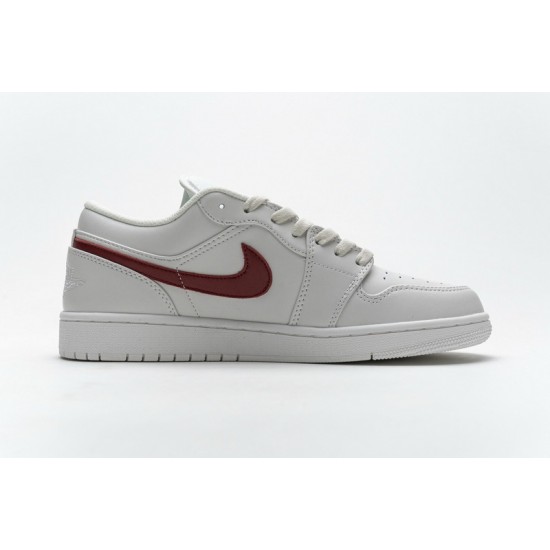 Air Jordan 1 Low Milk White Red