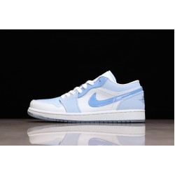 Jordan 1 Low SE Mighty Swooshers DM5442-040 Blue Men Sneaker