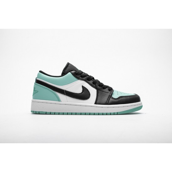 Men Air Jordan 1 Low Emerald Toe