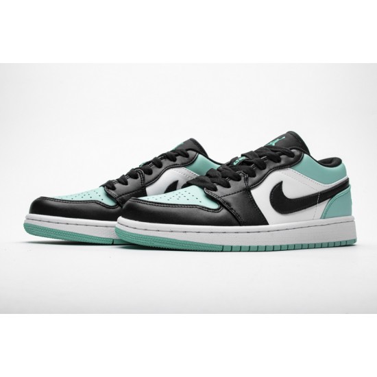 Men Air Jordan 1 Low Emerald Toe