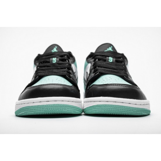 Men Air Jordan 1 Low Emerald Toe