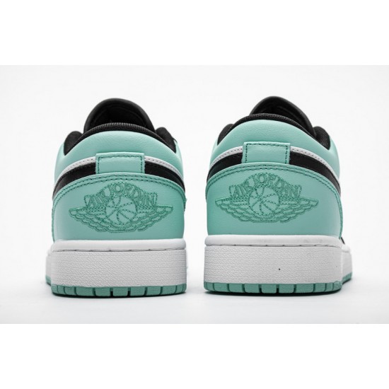 Men Air Jordan 1 Low Emerald Toe