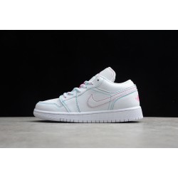 Jordan 1 Low Aurora Green 554723101 Basketball Shoes Women