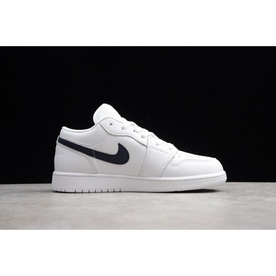 Jordan 1 Low Black White 553560114 Basketball Shoes Unisex