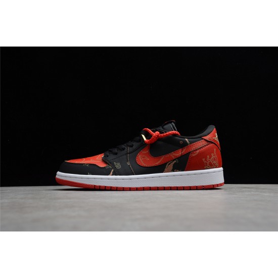 Jordan 1 Low Chinese New Year DD2233001 Basketball Shoes