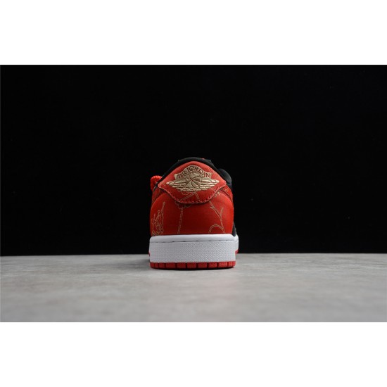 Jordan 1 Low Chinese New Year DD2233001 Basketball Shoes