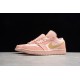 Jordan 1 Low Coral Stardust CJ9216676 Basketball Shoes Women