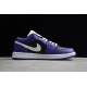 Jordan 1 Low Court Purple 553558501 Basketball Shoes Unisex