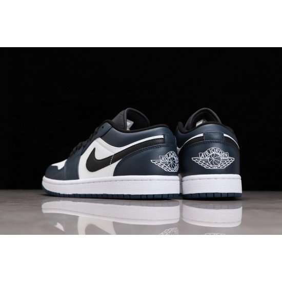 Jordan 1 Low Dark Teal 553558411 Basketball Shoes
