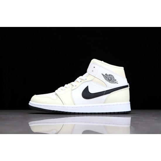 Air Jordan 1 Mid Coconut Milk (W) BQ6472-121 Yellow Unisex Sneaker