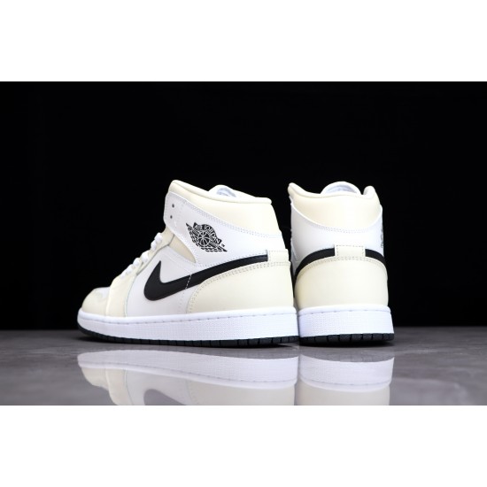 Air Jordan 1 Mid Coconut Milk (W) BQ6472-121 Yellow Unisex Sneaker