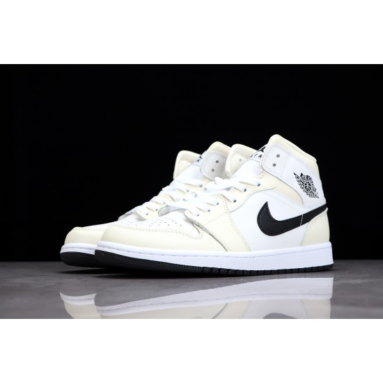 Air Jordan 1 Mid Coconut Milk (W) BQ6472-121 Yellow Unisex Sneaker