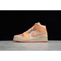 Jordan 1 Mid Apricot DH4270-800 Basketball Shoes