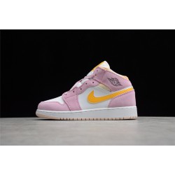 Jordan 1 Mid Arctic Pink C9517-600 Basketball Shoes