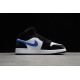 Jordan 1 Mid Black Racer Blue 554725-084 Basketball Shoes