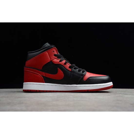 Jordan 1 Mid Bred DA4666-001 Basketball Shoes