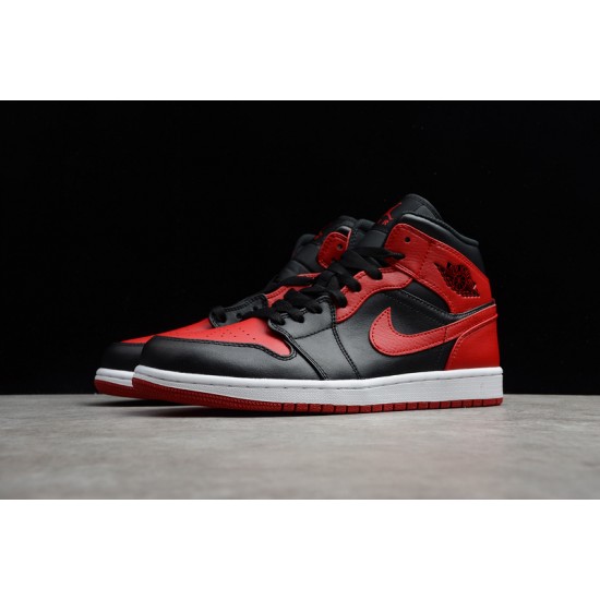 Jordan 1 Mid Bred DA4666-001 Basketball Shoes