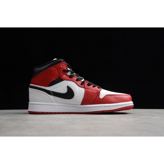 Jordan 1 Mid Chicago 554724-173 Basketball Shoes