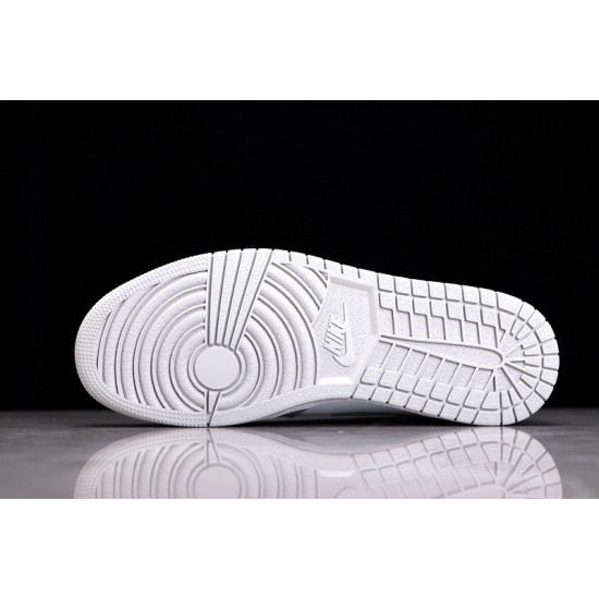 Jordan 1 Mid College Grey 554724-082 Basketball Shoes