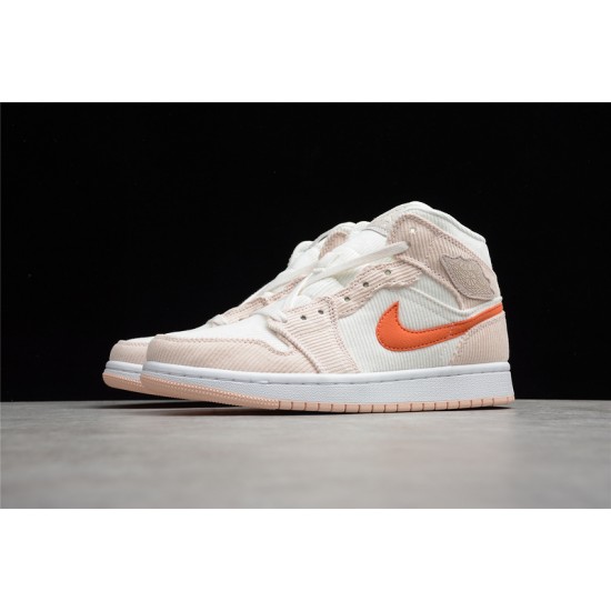 Jordan 1 Mid Corduroy DA8009-108 Basketball Shoes