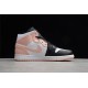 Jordan 1 Mid Crimson Tint 554724-133 Basketball Shoes