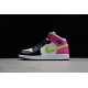 Jordan 1 Mid Cyber Active Fuchsia CZ9835-100 Basketball Shoes