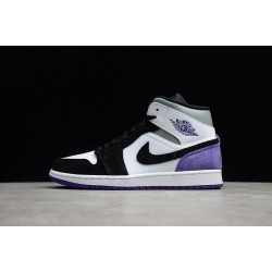 Jordan 1 Mid Dark Concord 554725-051 Basketball Shoes