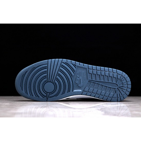 Jordan 1 Mid Dark Teal 554724-411 Basketball Shoes