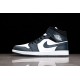 Jordan 1 Mid Dark Teal 554724-411 Basketball Shoes