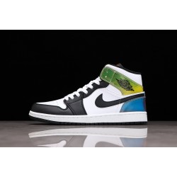 Jordan 1 Mid Dutch Green 3D DM7802-100 Basketball Shoes