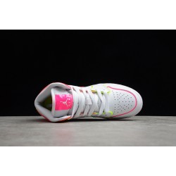 Jordan 1 Mid Edge Glow CV4610-100 Basketball Shoes