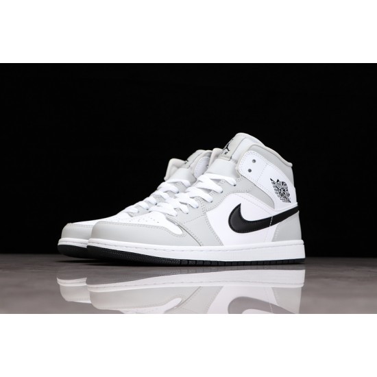 Jordan 1 Mid Grey Fog BQ6472-015 Basketball Shoes