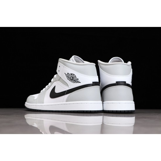 Jordan 1 Mid Grey Fog BQ6472-015 Basketball Shoes