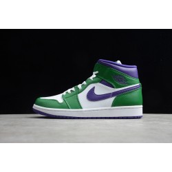Jordan 1 Mid Hulk 554724-300 Basketball Shoes