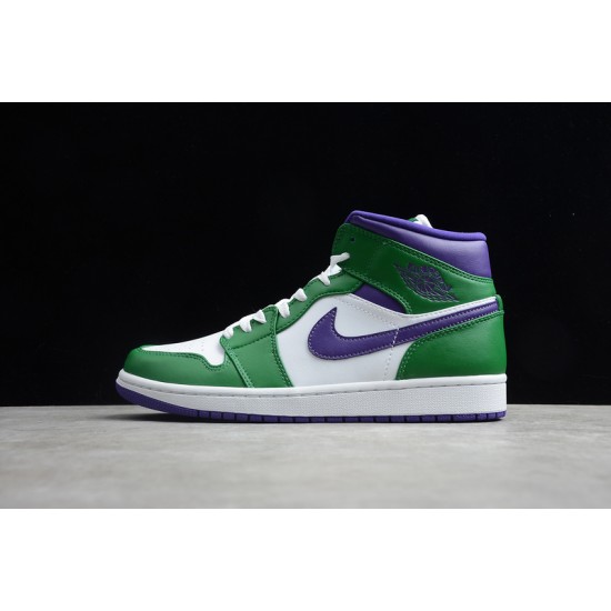 Jordan 1 Mid Hulk 554724-300 Basketball Shoes