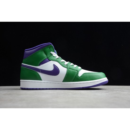 Jordan 1 Mid Hulk 554724-300 Basketball Shoes