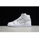 Jordan 1 Mid Iridescent TrimCK6587-100 Basketball Shoes