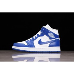 Jordan 1 Mid Kentucky Blue BQ6472-104 Basketball Shoes