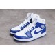 Jordan 1 Mid Kentucky Blue BQ6472-104 Basketball Shoes