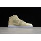 Jordan 1 Mid Lemon Yellow CK6587-200 Basketball Shoes