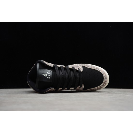 Jordan 1 Mid Leopard BQ6931-021 Basketball Shoes