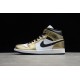 Jordan 1 Mid Metallic Gold DC1419-700 Basketball Shoes