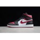 Jordan 1 Mid Noble Red 554724-066 Basketball Shoes