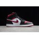 Jordan 1 Mid Noble Red 554724-066 Basketball Shoes