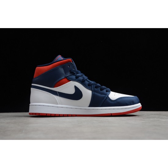 Jordan 1 Mid Olympic 852542-104 Basketball Shoes