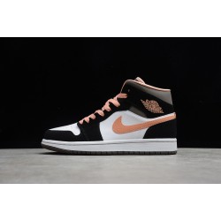 Jordan 1 Mid Peach Mocha DH0210-100 Basketball Shoes