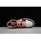 Jordan 1 Mid Peach Mocha DH0210-100 Basketball Shoes