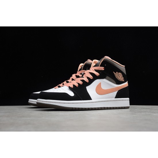 Jordan 1 Mid Peach Mocha DH0210-100 Basketball Shoes