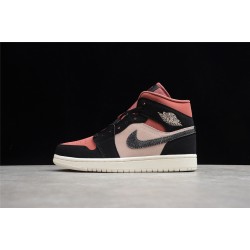 Jordan 1 Mid Peach Mocha DH0210-100 Basketball Shoes Pink .jpg