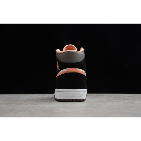 Jordan 1 Mid Peach Mocha DH0210-100 Basketball Shoes Pink .jpg